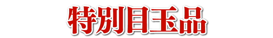 特別目玉品